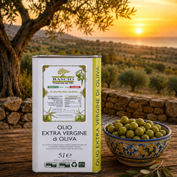 LATTA da 5 LT - Olio Evo Nocellara del Belice